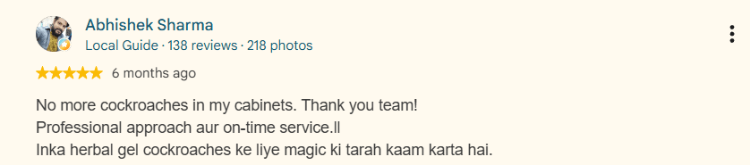 Review from Abhishek Sharma 