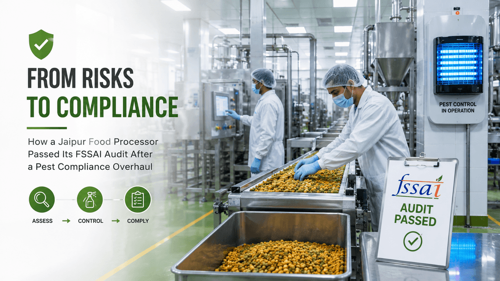 How a Jaipur Food Processor Passed Its FSSAI Audit After a Pest Compliance Overhaul
