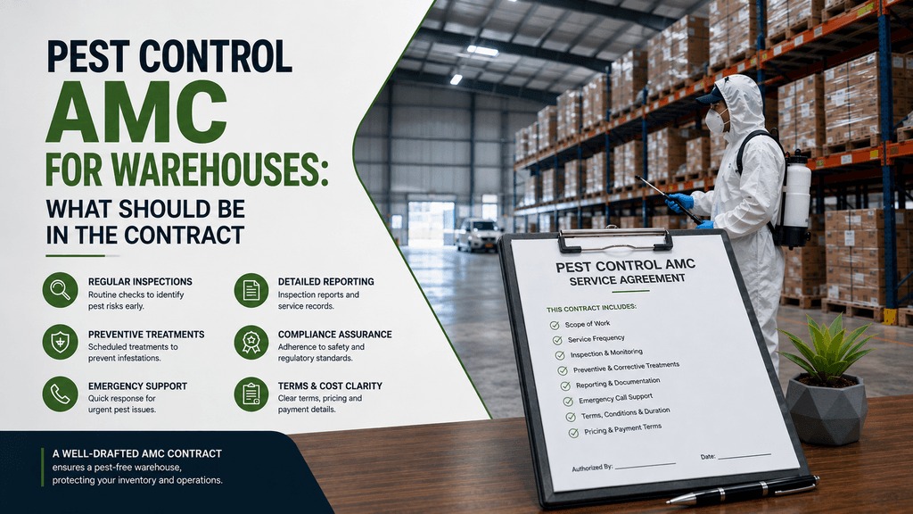 Pest Control AMC for Warehouses: What Should Be in the Contract