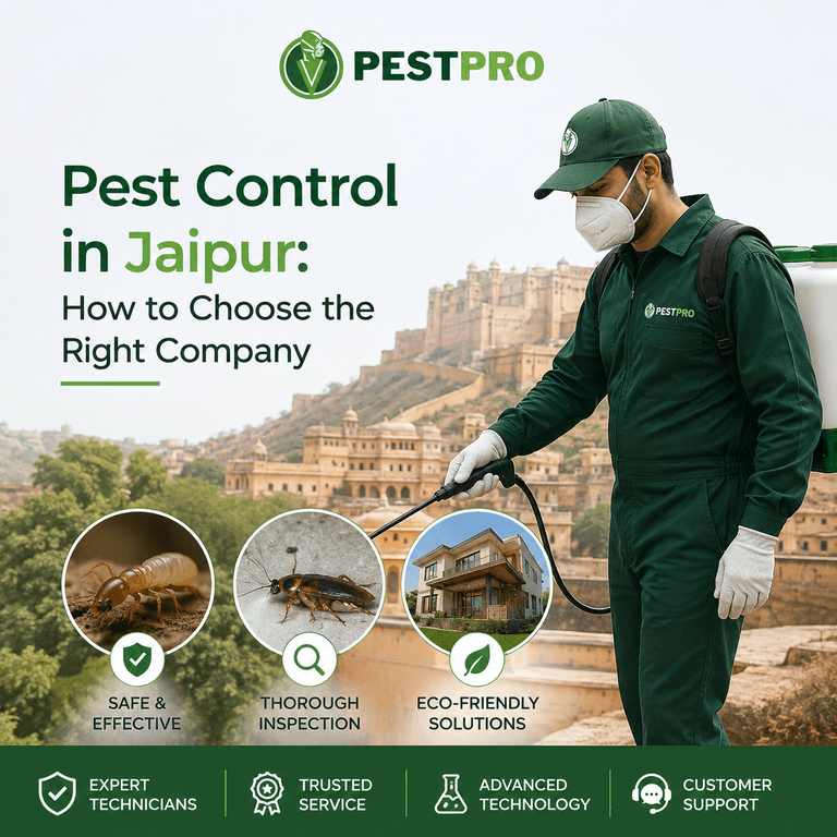 Pest Control in Jaipur: How to Choose the Right Company