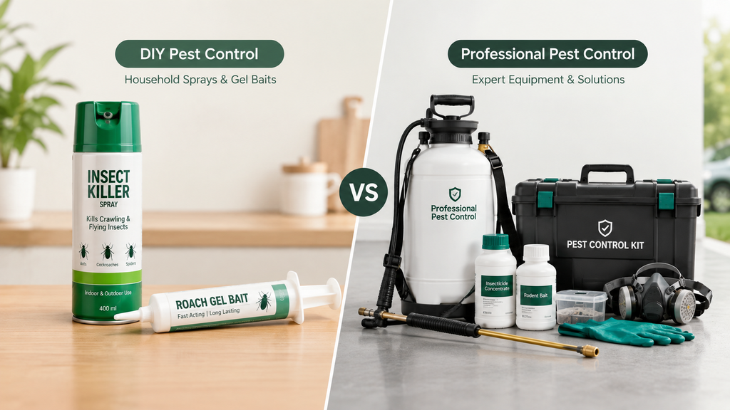 DIY vs Professional Pest Control: When Each Makes Sense